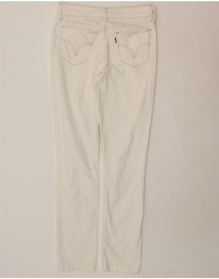 LEVI'S Womens Skinny Jeans W28 L30 White Vintage Levi's and Second-Hand Levi's from Messina Hembry 