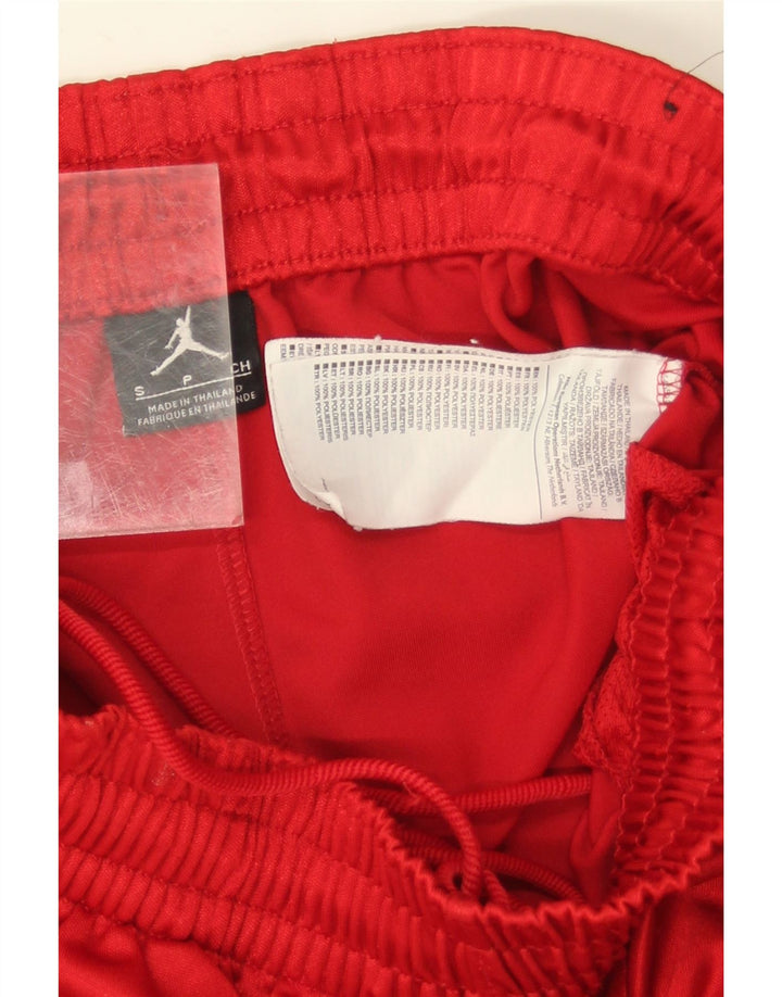 Jordan Mens Sport Shorts Small  Red Colourblock Polyester