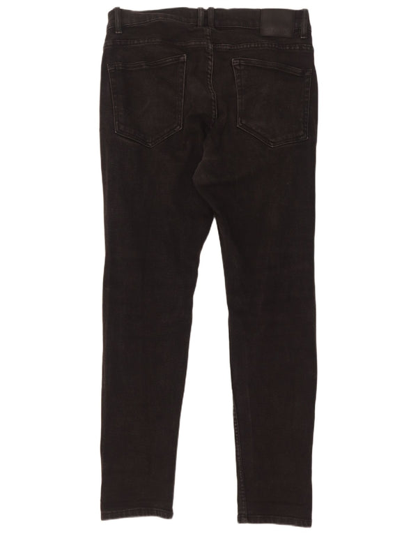 Zara Mens Skinny Jeans EU 44 Large W34 L32 Black