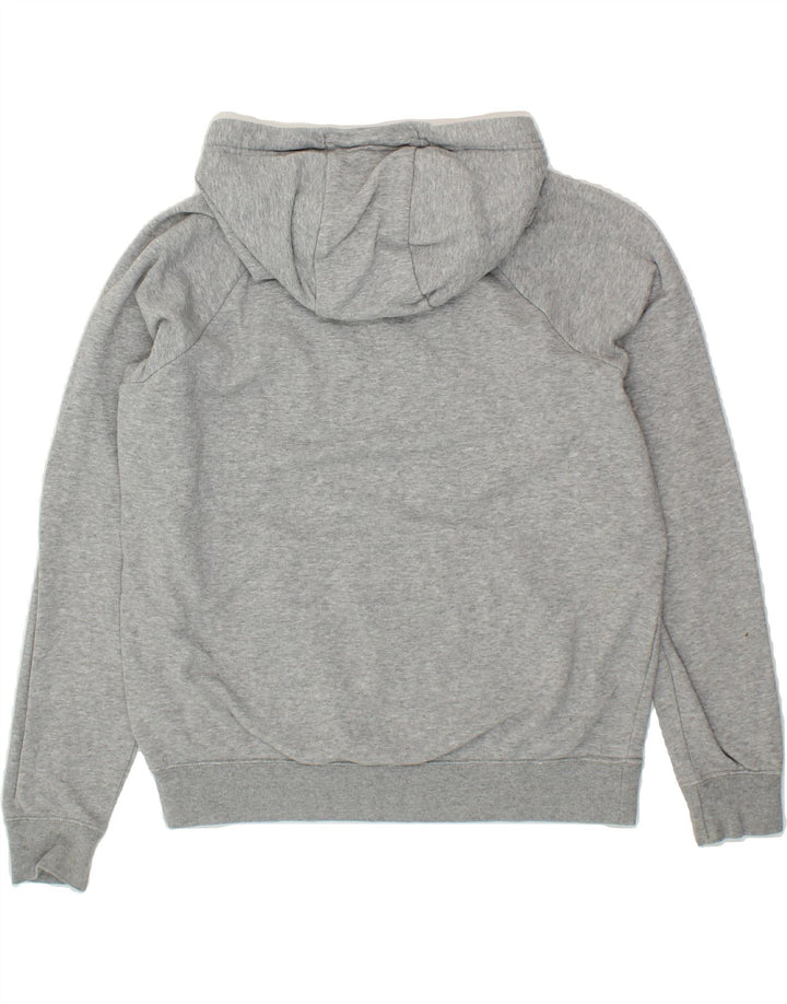 NIKE Womens Oversized Hoodie Jumper UK 14 Medium Grey Cotton Vintage Nike and Second-Hand Nike from Messina Hembry 