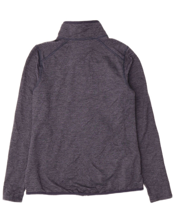 The North Face Dame træningsdragt Top Jacket UK 10 Small Navy Blue Polyester