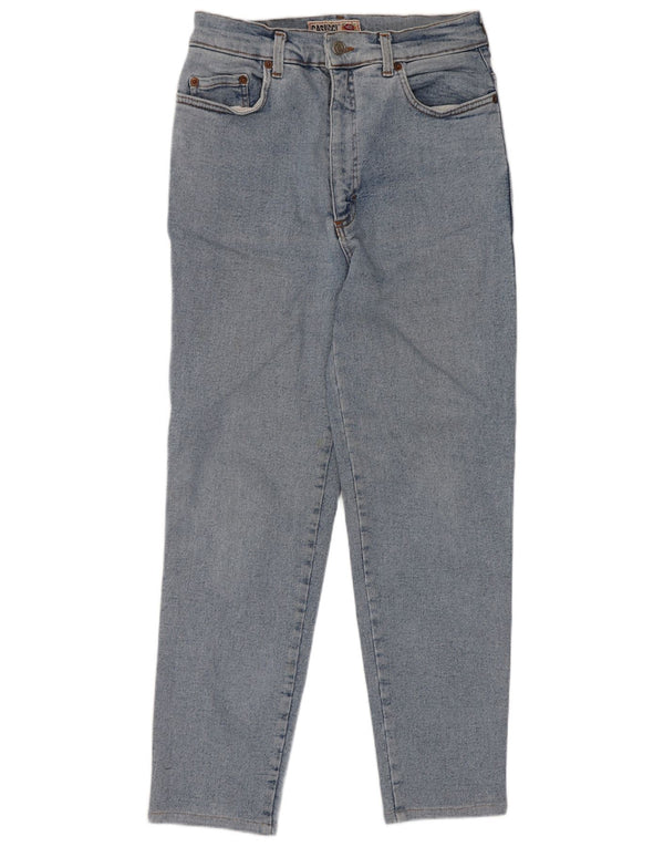 Casucci Damen-Jeans mit hoher Taille, W29, L26, blaue Baumwolle