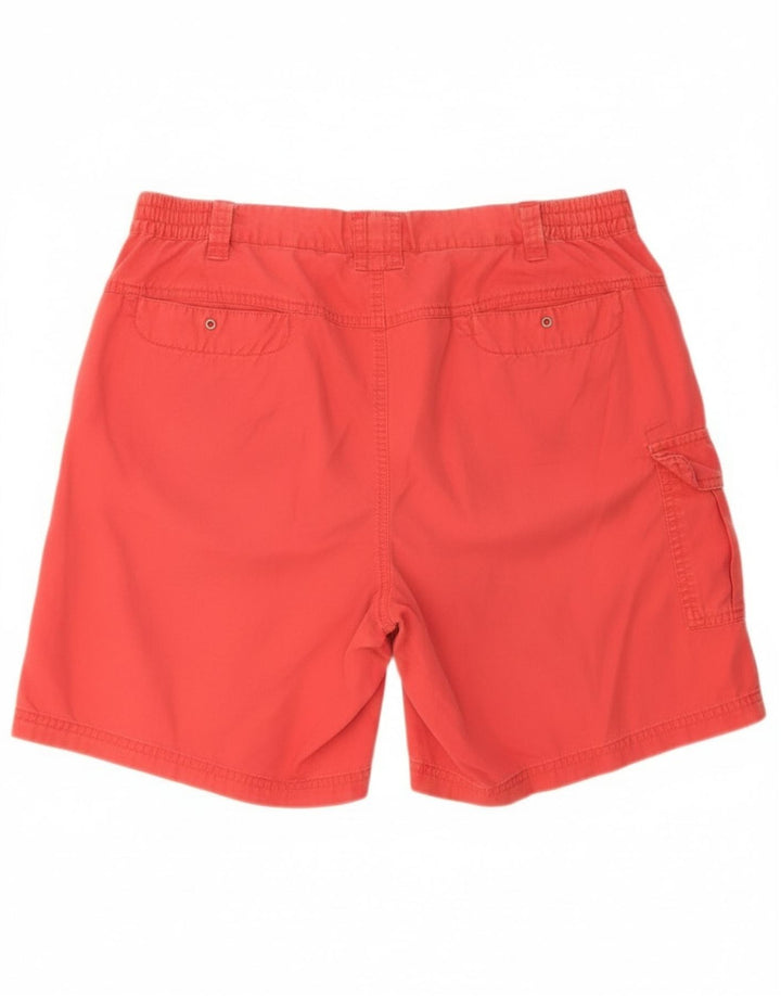 Columbia Womens Cargo Shorts Large W36  Red Cotton