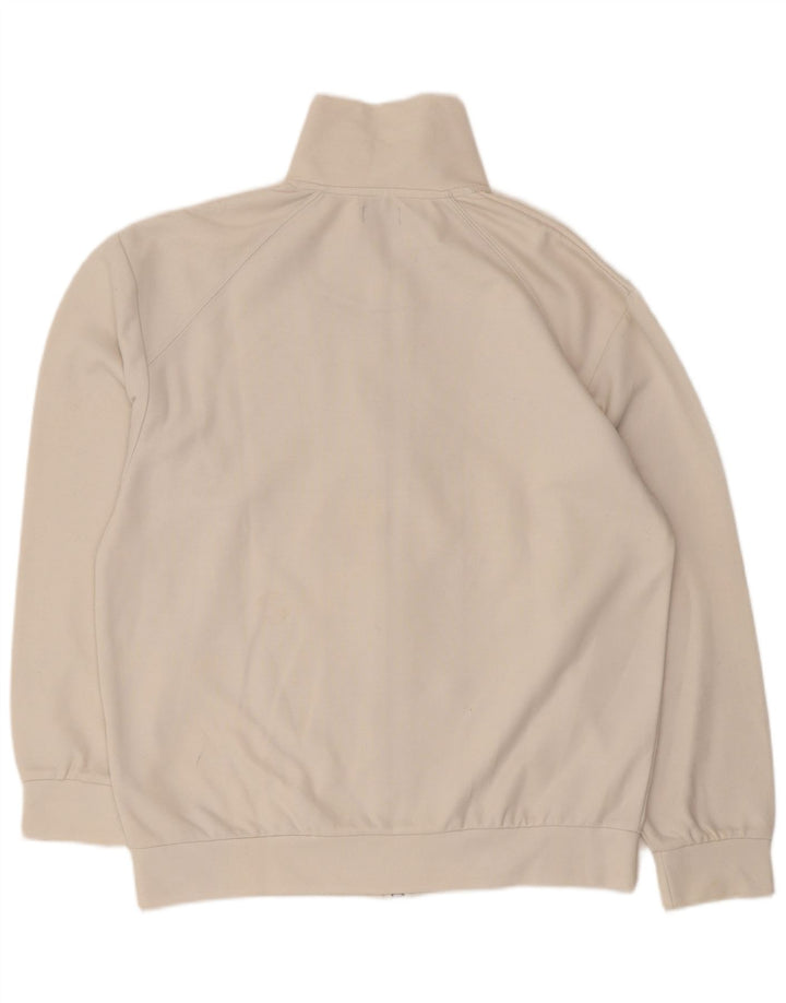 Giacca da ginnastica da uomo Levi's in cotone bianco sporco medio