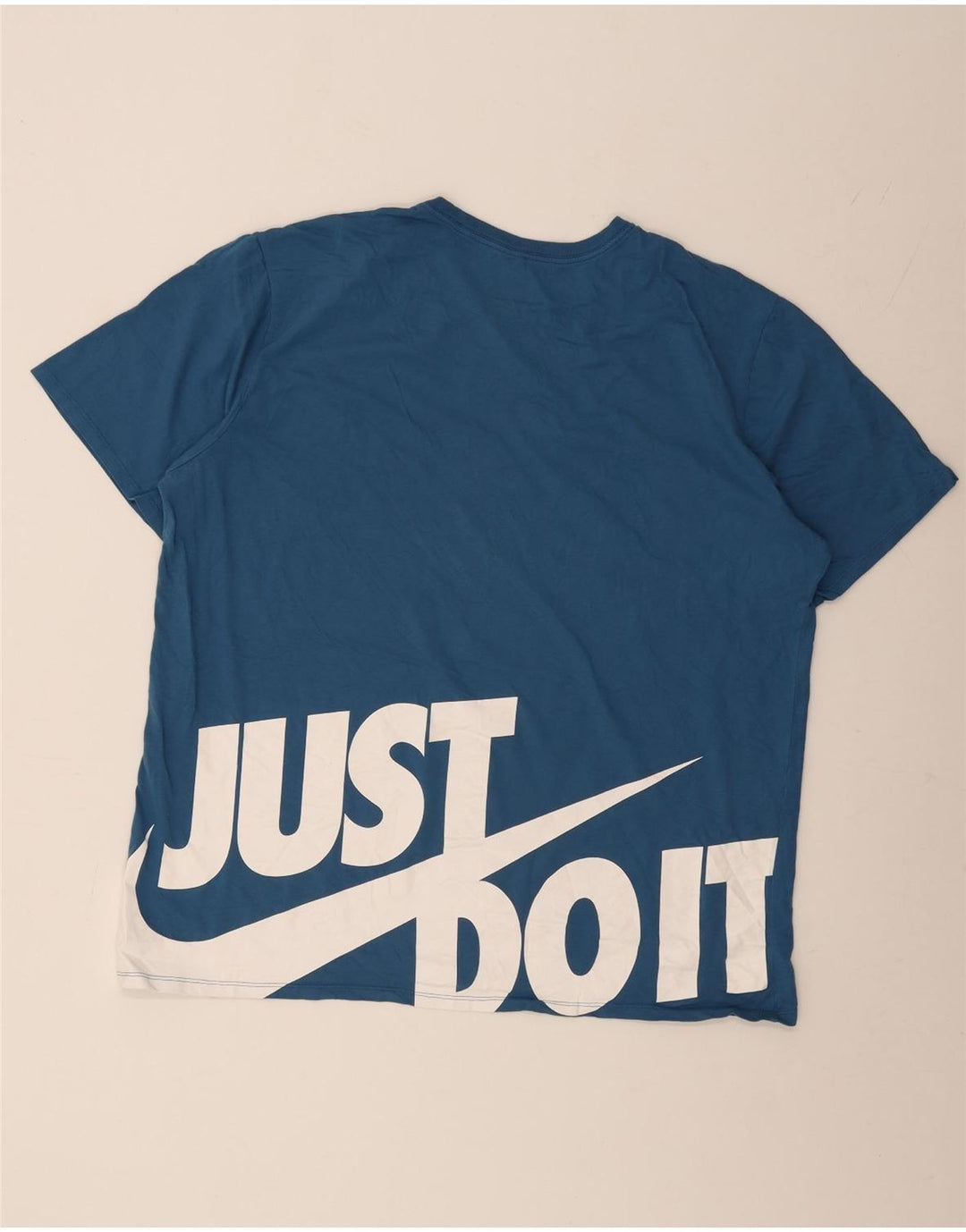 NIKE Mens Athletic Cut Graphic T-Shirt Top 2XL Blue