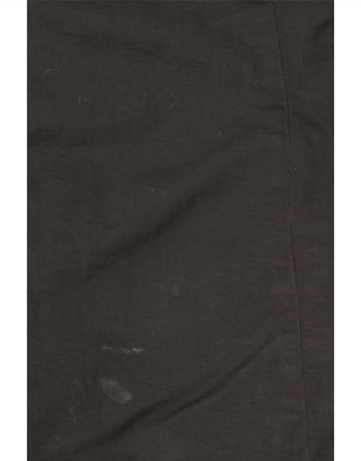 Superdry Womens Hooded Parka Jacket UK 12 Medium Black Nylon