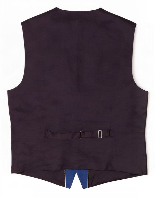 Gilet da uomo Ben Sherman piccolo in lana color block blu