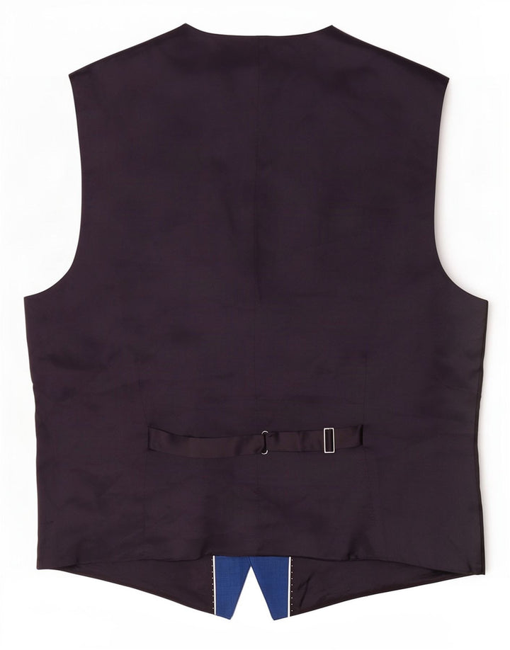 Gilet da uomo Ben Sherman piccolo in lana color block blu