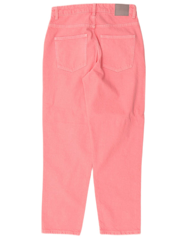 Zara Womens Tapered Jeans EU 38 Small W28 L28 Pink Bomuld
