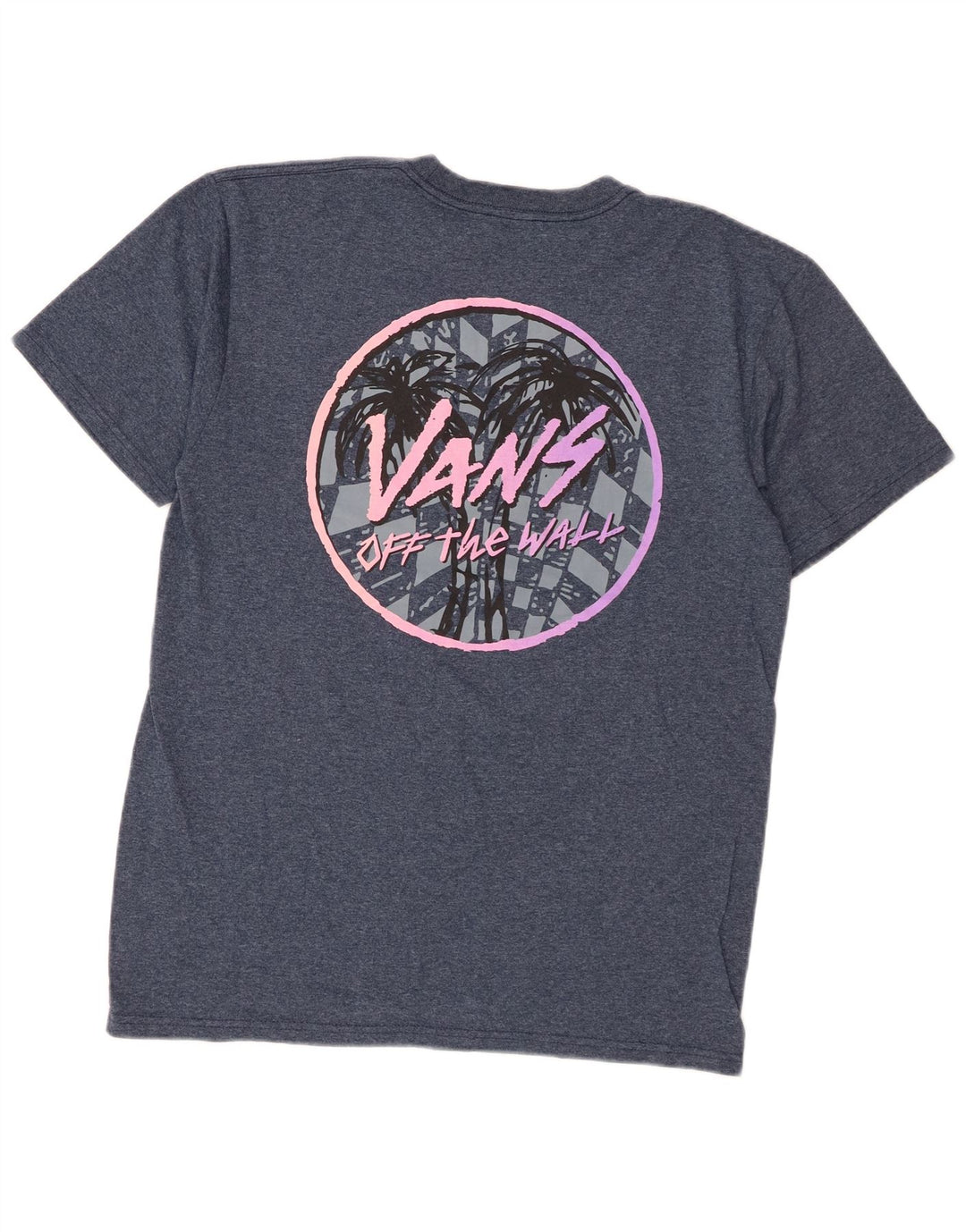 Camiseta Vans Masculina Graphic Top Médio Azul Flecked