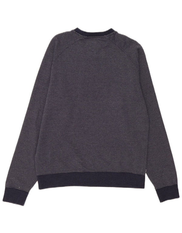Tommy Hilfiger Mens Sweatshirt Jumper Medium Navy Blue Cotton