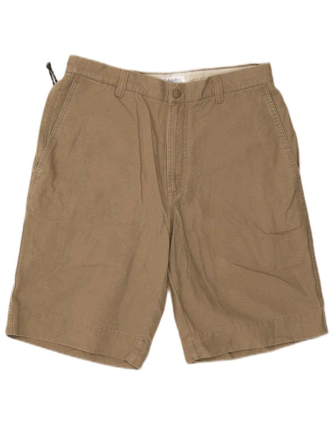 Pantaloncini cargo da uomo Columbia W32 cotone kaki medio