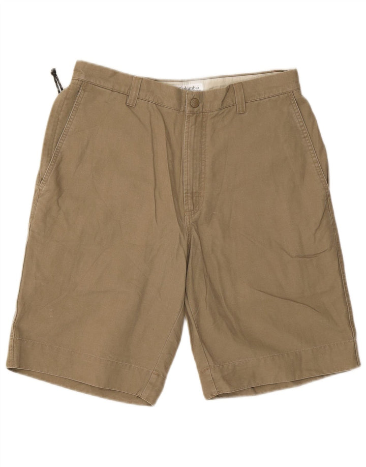 Pantaloncini cargo da uomo Columbia W32 cotone kaki medio