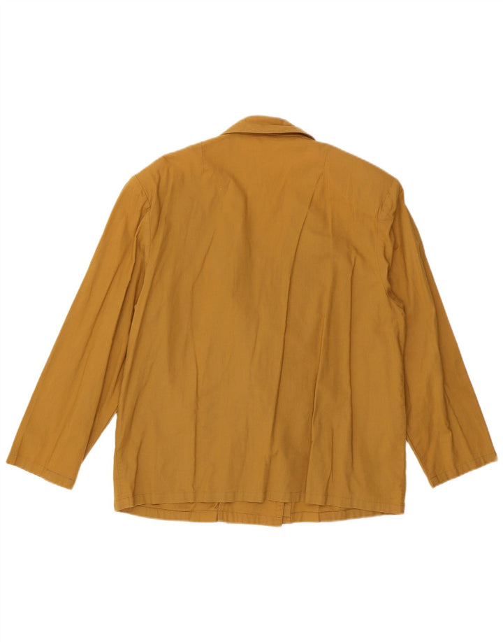 C & A Zweireihiger Blazer für Damen, EU 44, XL, gelbe Baumwolle