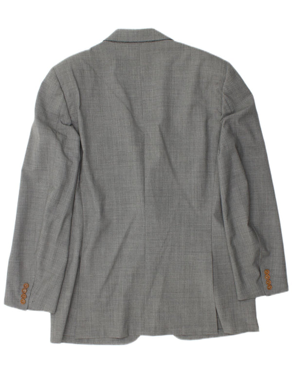 Giacca blazer a 2 bottoni da uomo LANVIN IT 54 2XL Lana vergine grigia