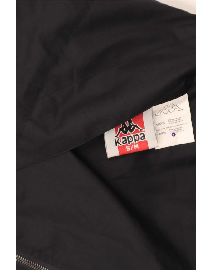 Kappa Herren Kapuzen-Wendejacke UK 36 Small Schwarz Polyester