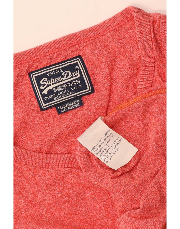 Superdry Débardeur Homme Rouge Moyen Flecked Cotton