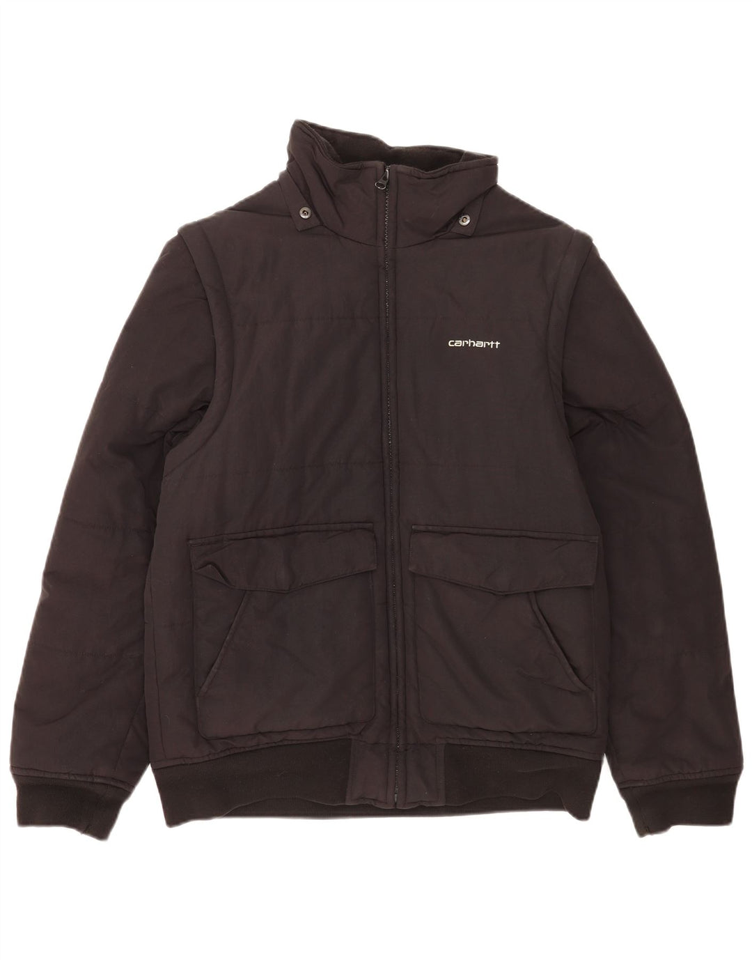 Giacca imbottita da uomo Carhartt UK 38 nylon nero medio