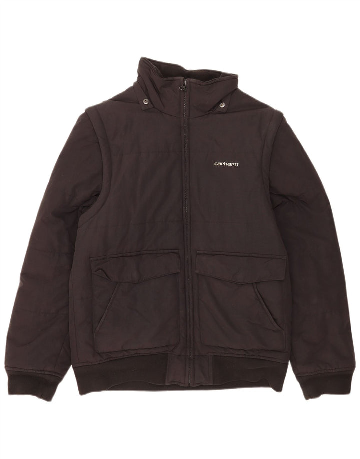 Giacca imbottita da uomo Carhartt UK 38 nylon nero medio