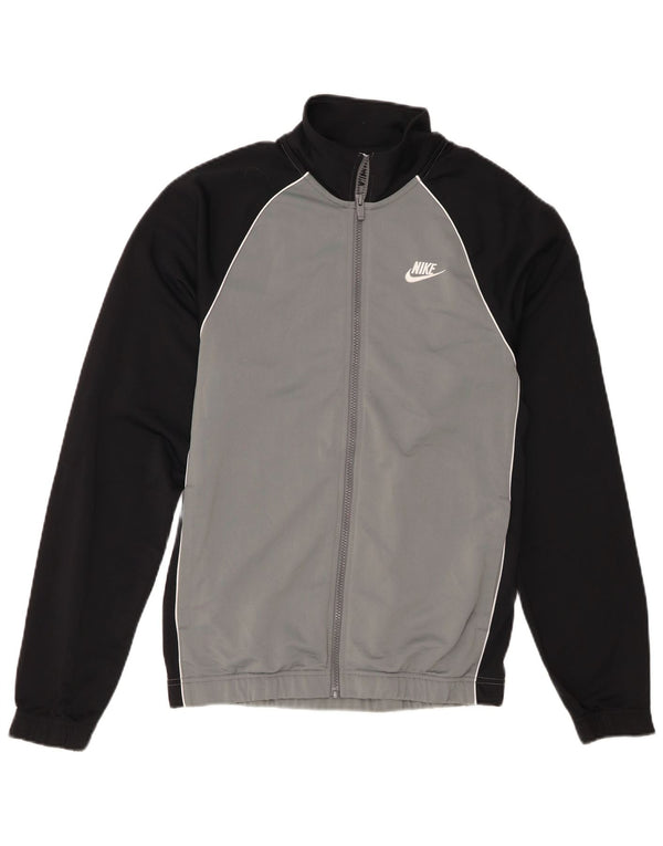 Nike Veste de survêtement pour homme XS Gris Colorblock Polyester
