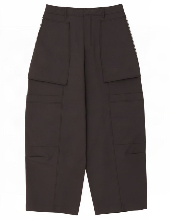Zara Dame Højtalje tilspidsede Cargo Bukser Medium W28 L28 Sort