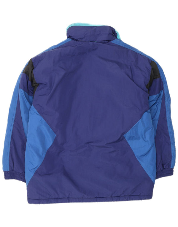 Brugi Veste de ski surdimensionnée pour femme EU 42 Large Bleu Colourblock Sports