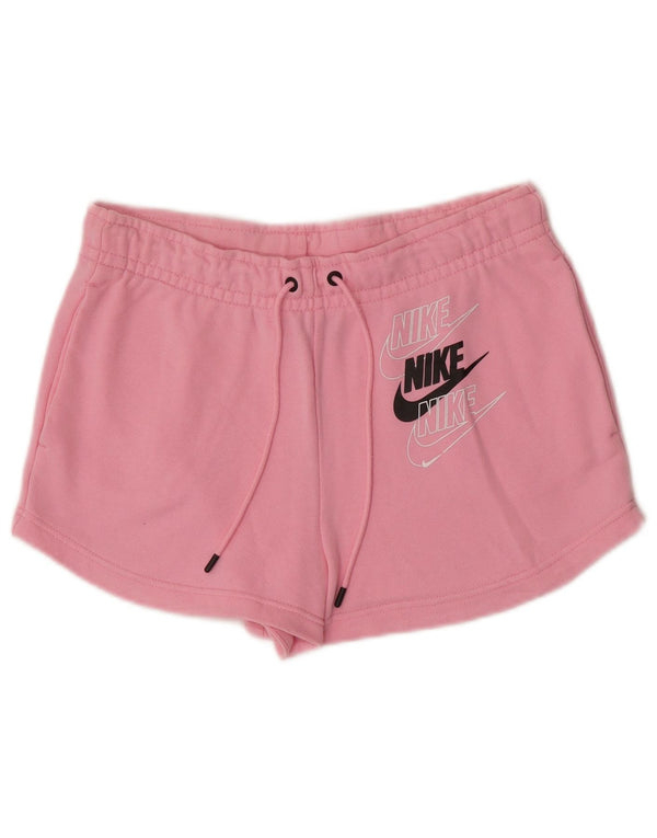 Pantaloncini sportivi grafici Nike da donna UK 10 piccoli rosa