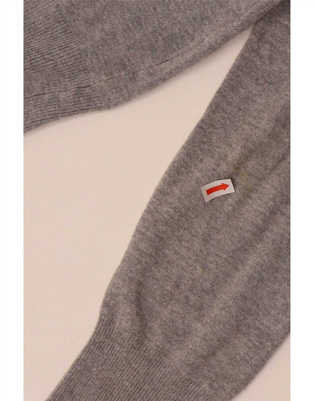 Marks & Spencer Womens Stretch Cardigan Sweater UK 10 Small Grey Flecked