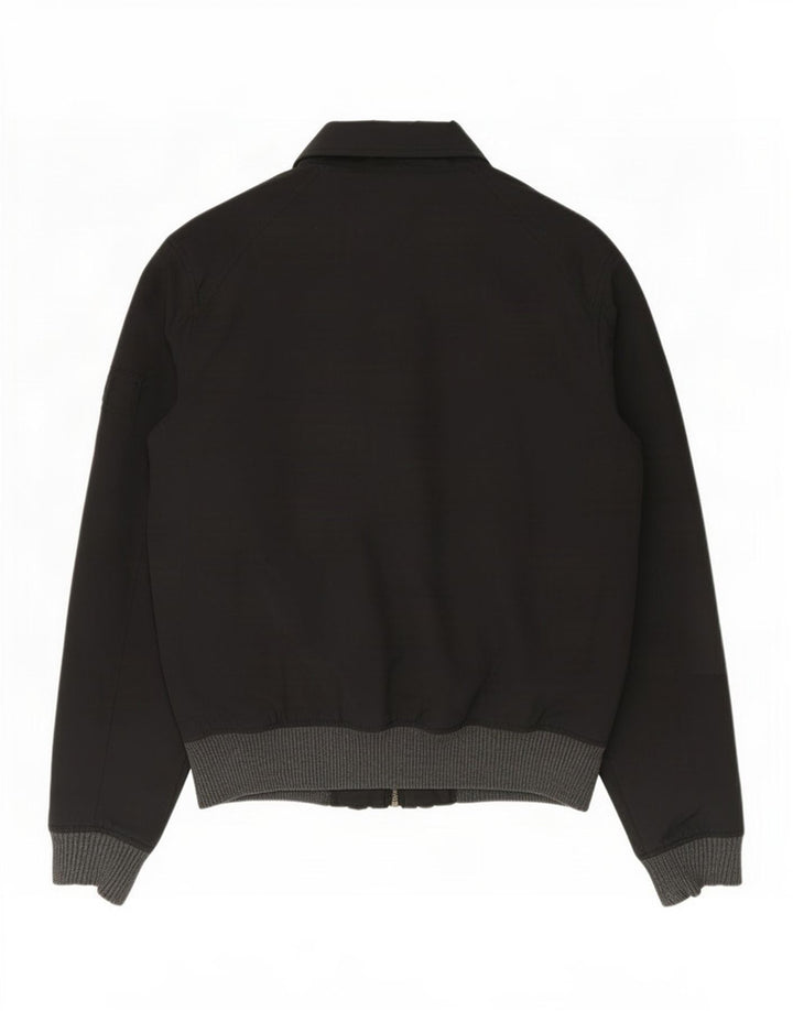 Giubbotto bomber con cappuccio da uomo Fat Face UK 36 piccolo nylon nero