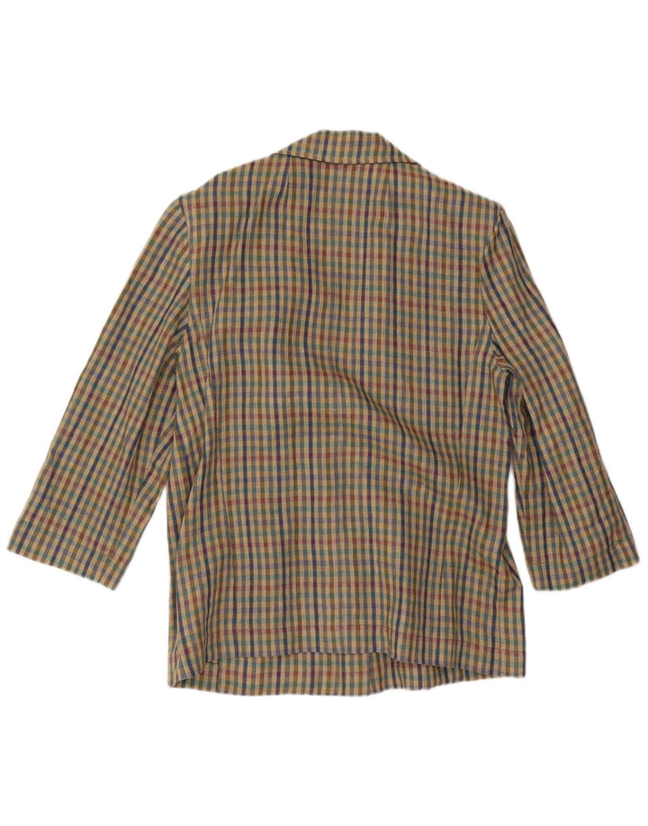 Vintage γυναικείο μπουφάν blazer UK 18 XL πολύχρωμο Gingham