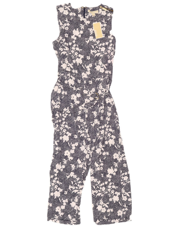 Michael Kors Mono sin mangas para mujer UK 40 Mediano Azul marino Floral