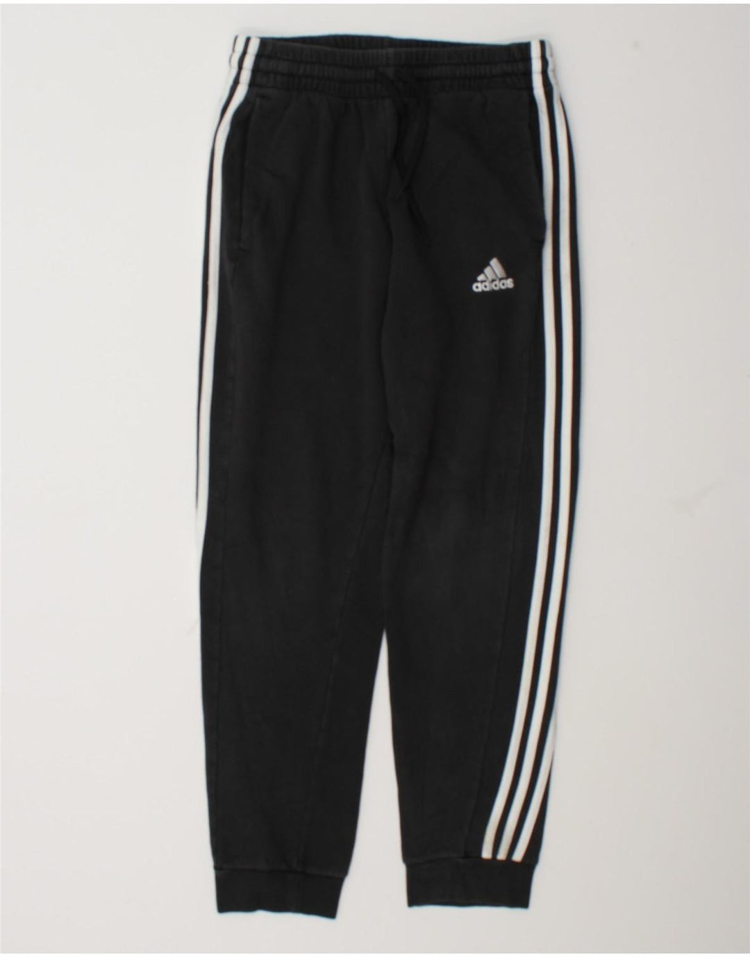 Adidas Mens Tracksuit Trousers Joggers Medium Black Cotton