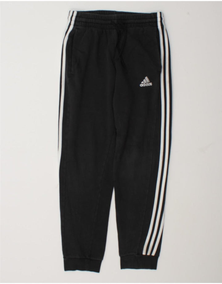 Adidas Mens Tracksuit Trousers Joggers Medium Black Cotton