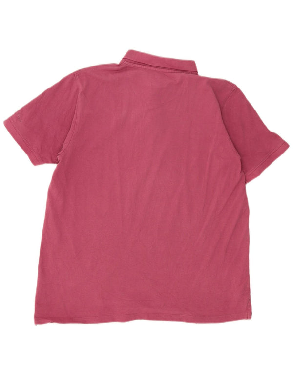 James Pringle Mens Polo Shirt Medium Pink