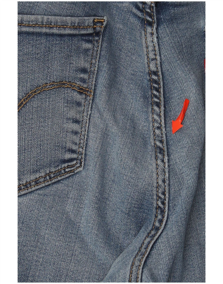 Levi's Damen 712 Slim Jeans W30 L32 Blaues Lyocell