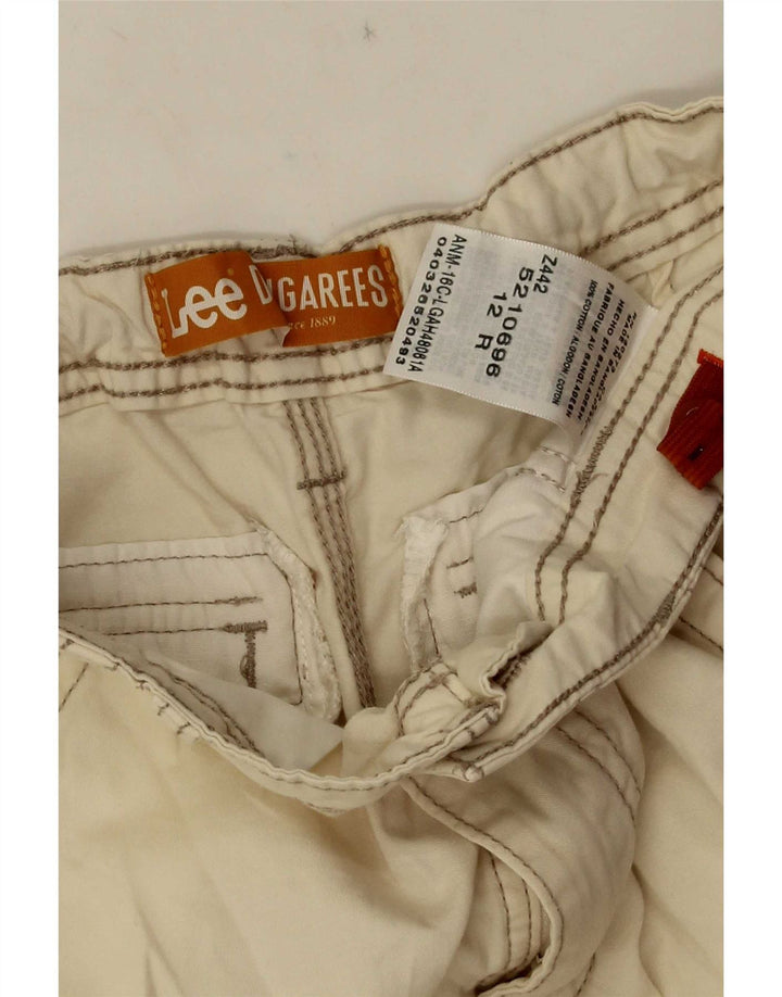 Lee Boys Cargo Shorts 11-12 Years W24 Beige Cotton