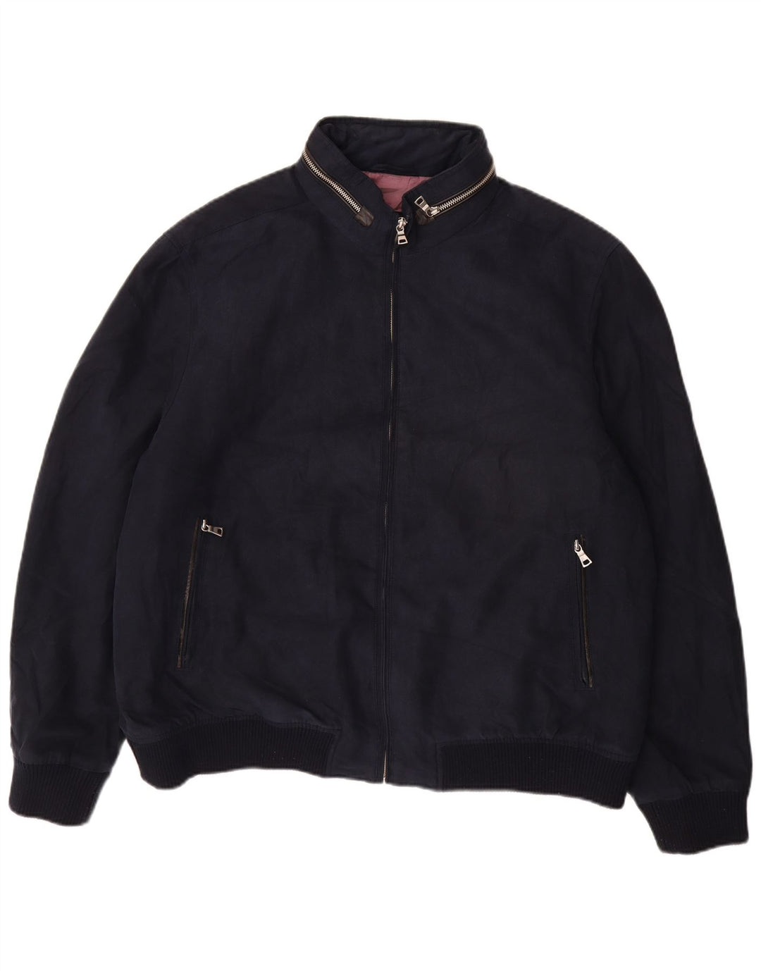 Vintage męska kurtka bomber UK 44 2XL granatowa