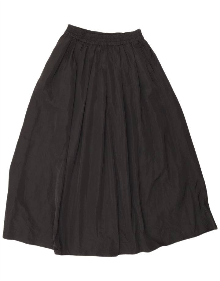 Zara Femme Jupe Évasée XS W30 Noir Polyester