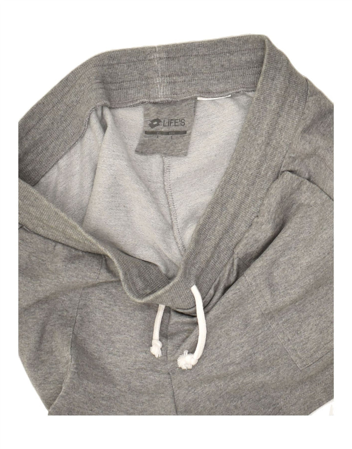 LOTTO Womens Sport Shorts UK 14 Large Grey | Vintage Lotto | Thrift | Second-Hand Lotto | Used Clothing | Messina Hembry 