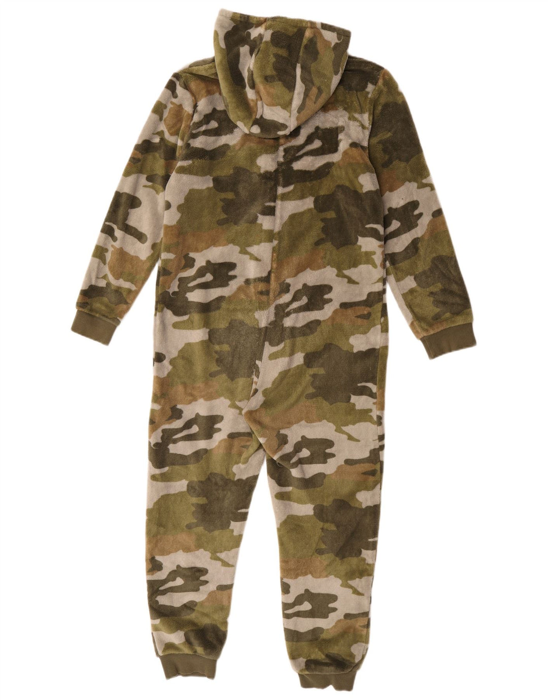 Marks & Spencer Boys Long Sleeve Jumpsuit 11-12 Years Khaki Camouflage