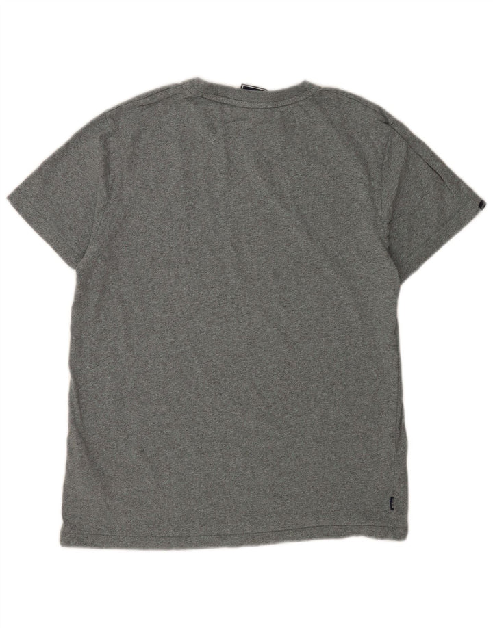 Superdry Mens T-Shirt Top Large Grey Cotton