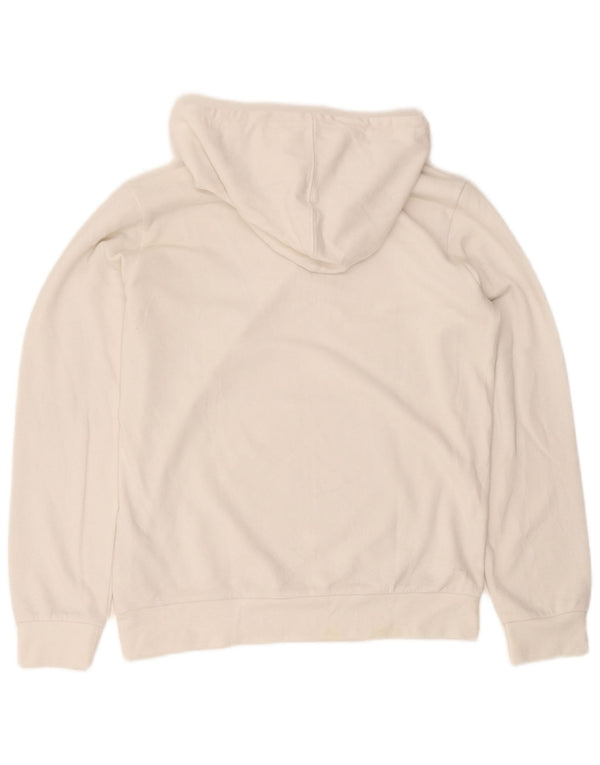 Felpa con cappuccio grafica Champion da ragazzo 13-14 anni XL in cotone bianco