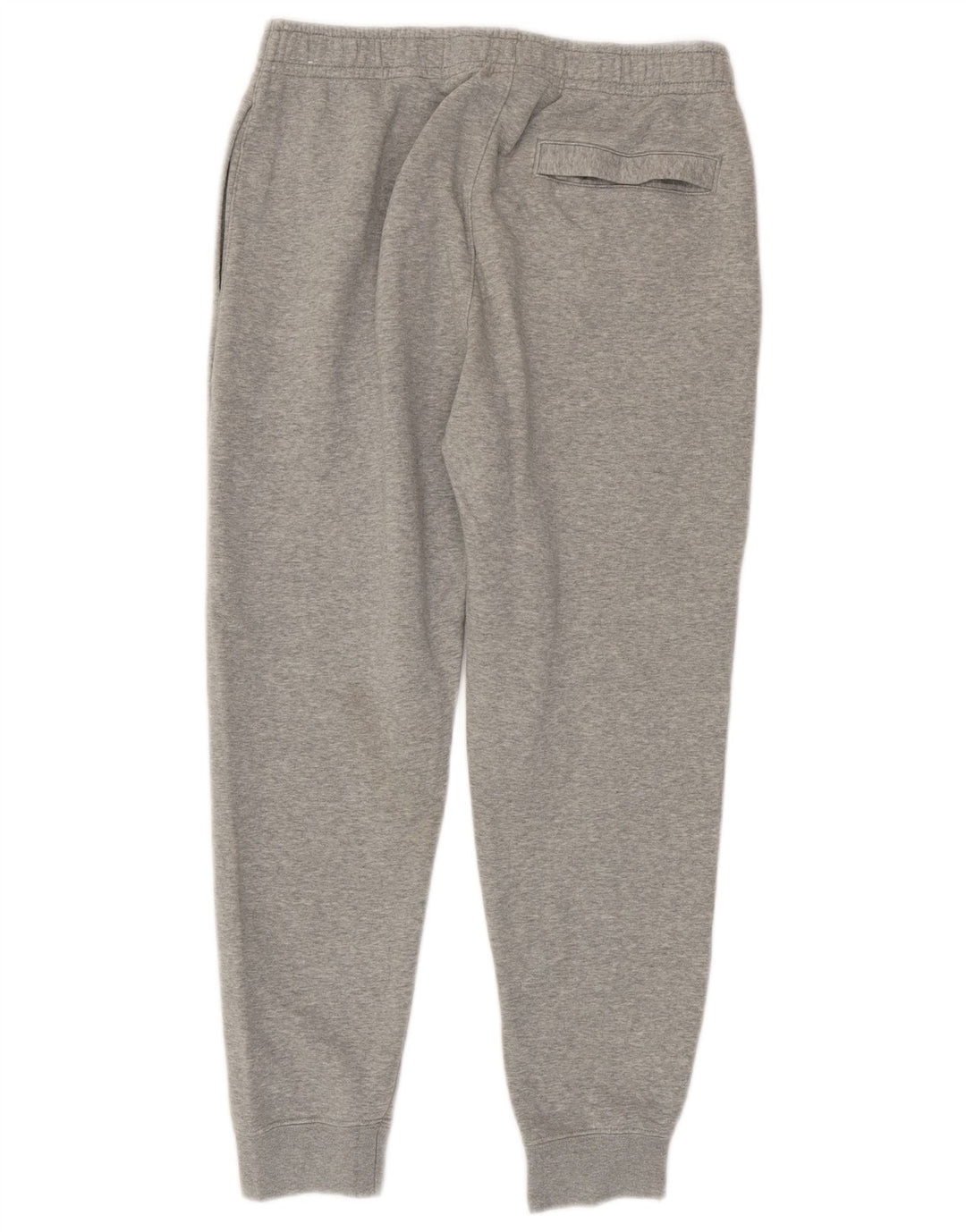 NIKE Mens Tracksuit Trousers Joggers Medium Grey Flecked Cotton
