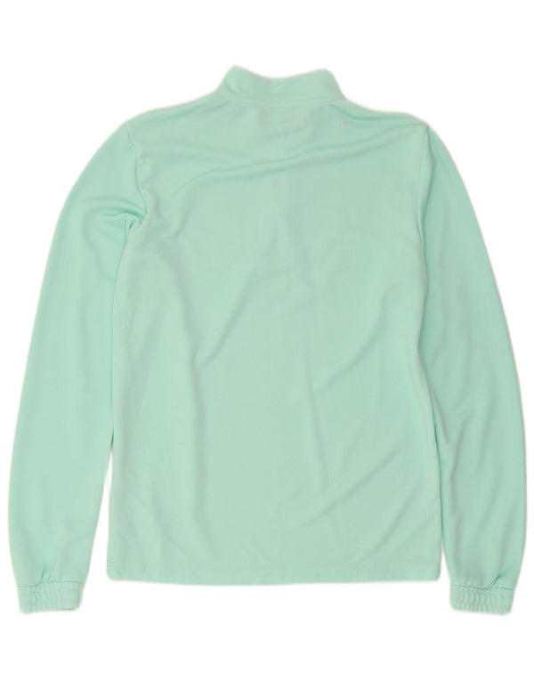 Adidas Mens Aeroready Zip Neck Top Long Sleeve Medium Green Sports