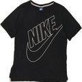 NIKE Womens Graphic T-Shirt Top UK 10 Small Black Vintage Nike and Second-Hand Nike from Messina Hembry 