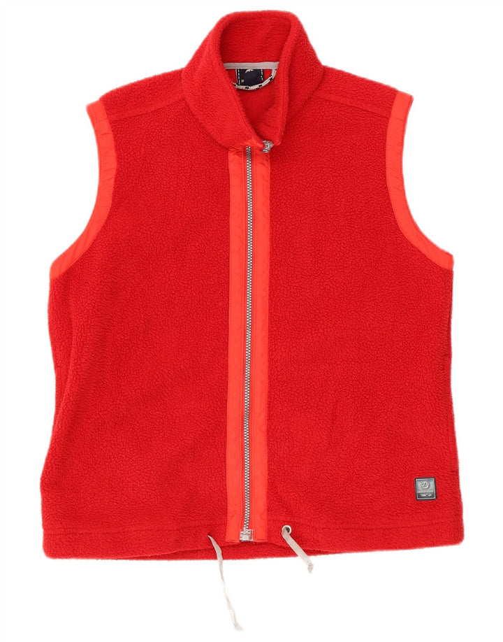 Murphy & Nye Dame Fleece Gilet UK 14 Medium Rød Polyester