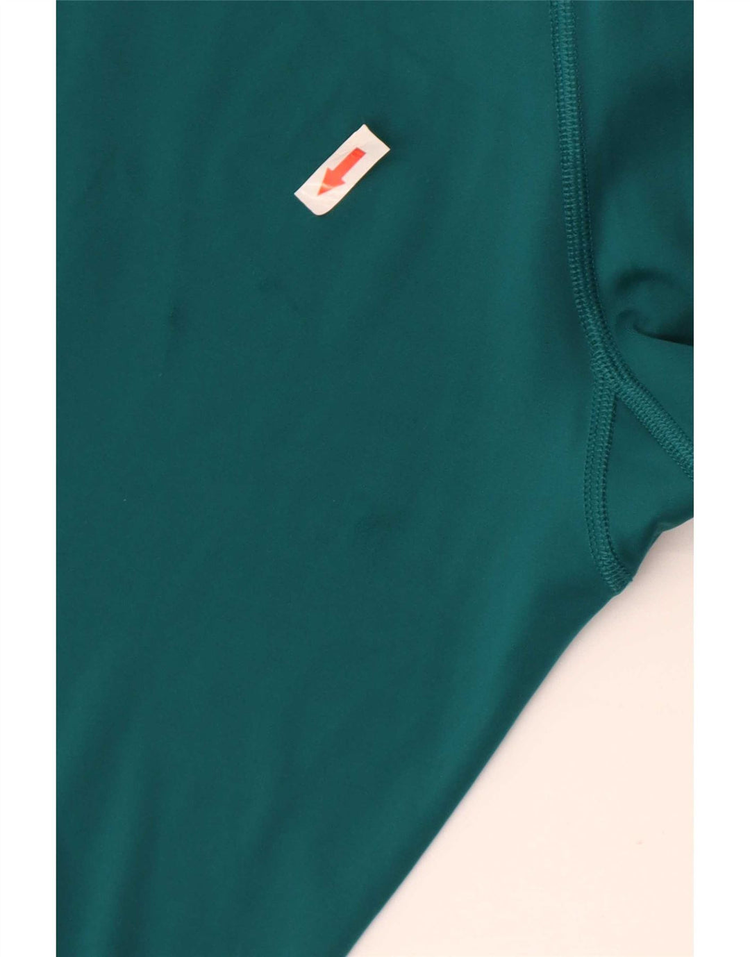 Reebok Womens Graphic Leggings UK 8/10 Small  Green Colourblock Polyester