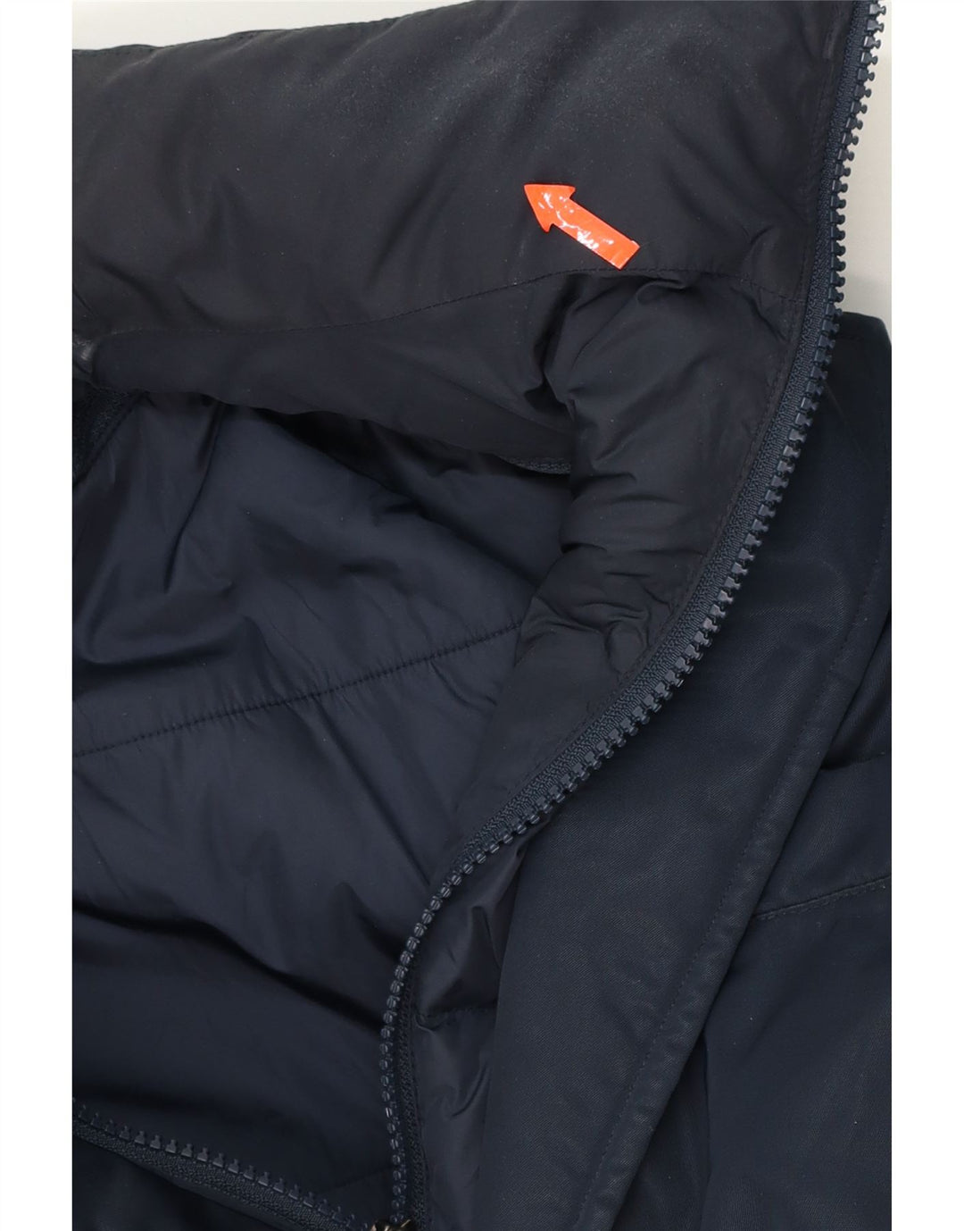 ADD Mens Padded Coat IT 56 3XL Navy Blue Polyester Vintage ADD and Second-Hand ADD from Messina Hembry 