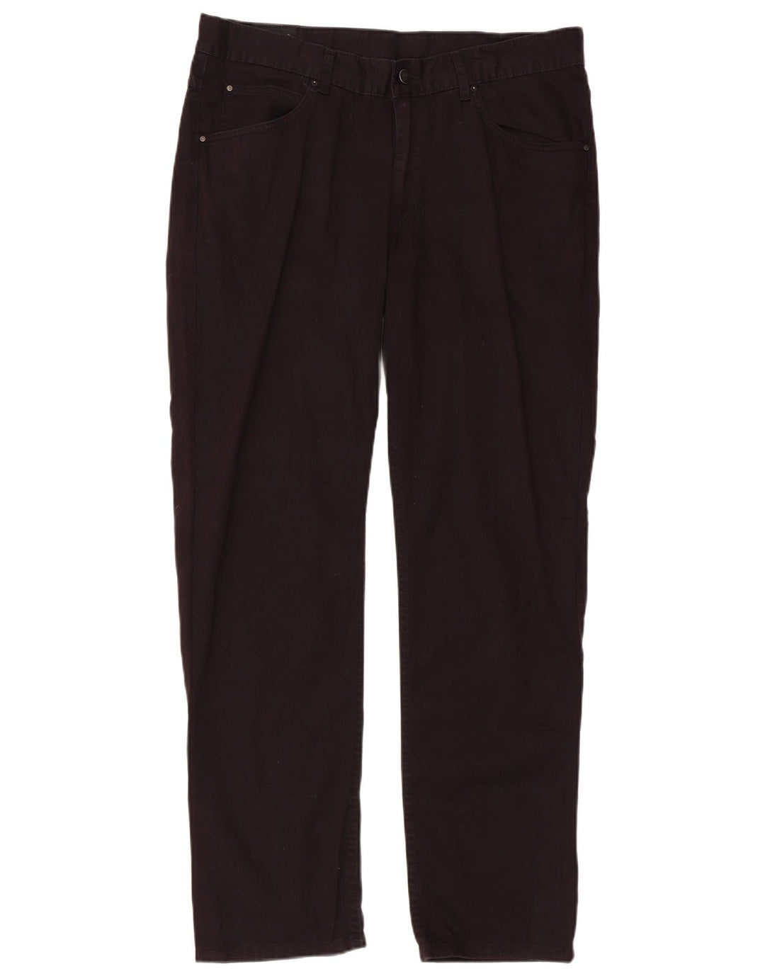 Lee Mens Straight Jeans W36 L30 Black Cotton