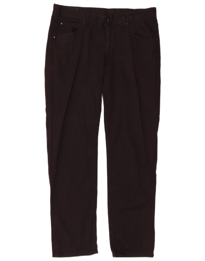 Lee Mens Straight Jeans W36 L30 Black Cotton
